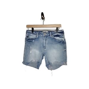 KanCan KC8381M mid rise stretch cuffed short